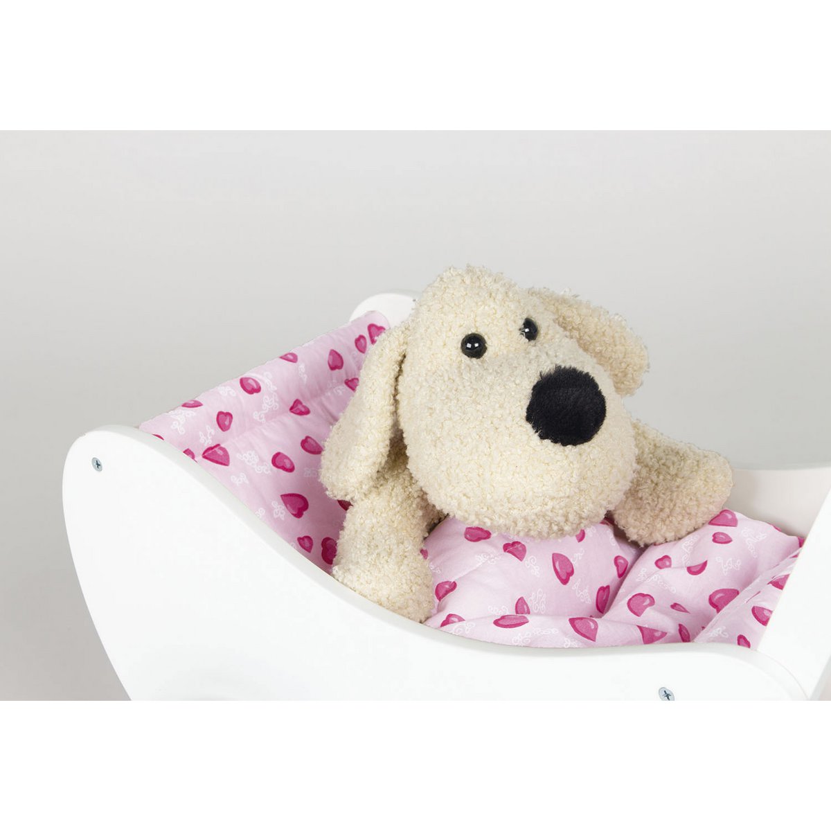 Puppenwagen "Trixi", weiss, 2 Teile