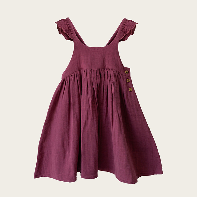 Annie & Charles® Bio-Baumwolle Sommerkleid color: Rosa,size: 3-4J