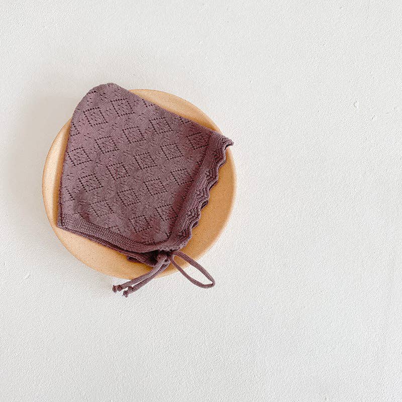 Annie & Charles® Baby Mütze zum Binden color: rosa