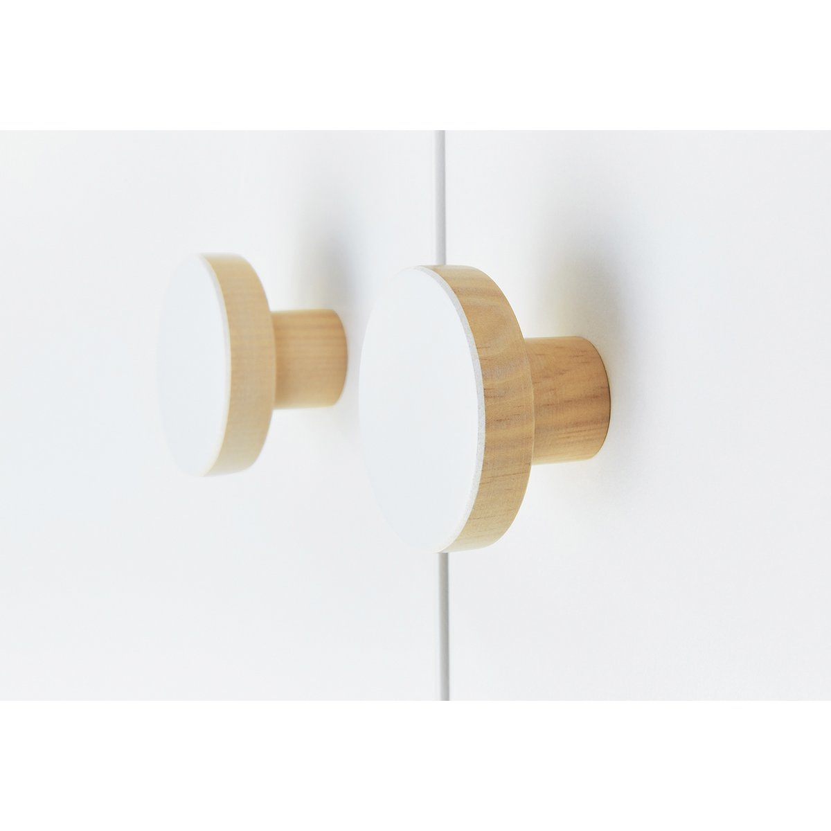  Starterset 'Rund' breit2-teilig: Kinderbett, breite Wickelkommode