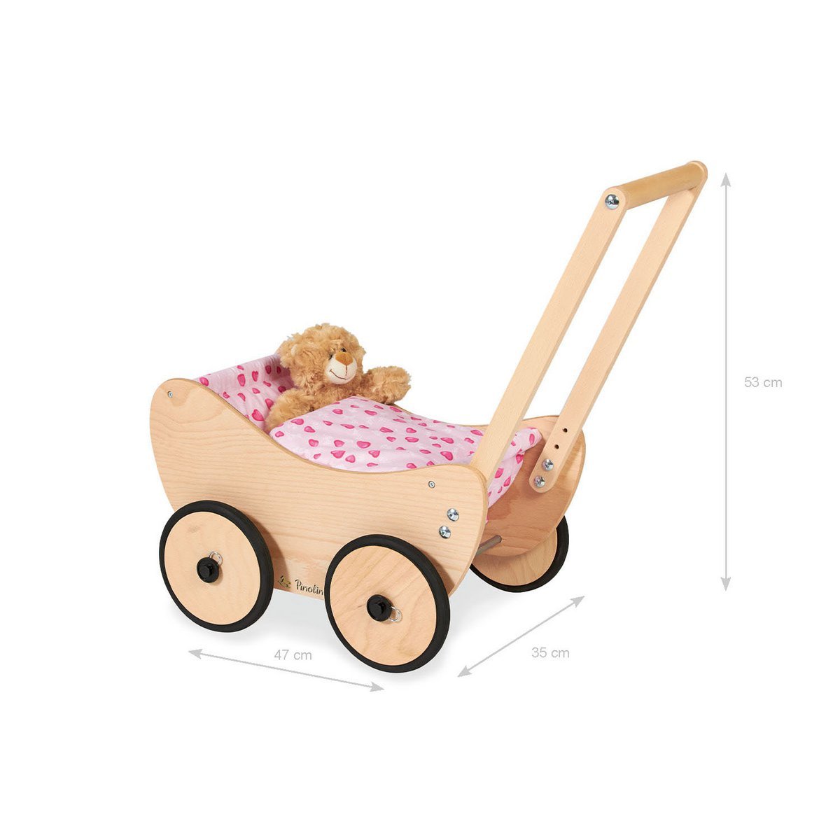 Puppenwagen "Trixi", 2 Teile