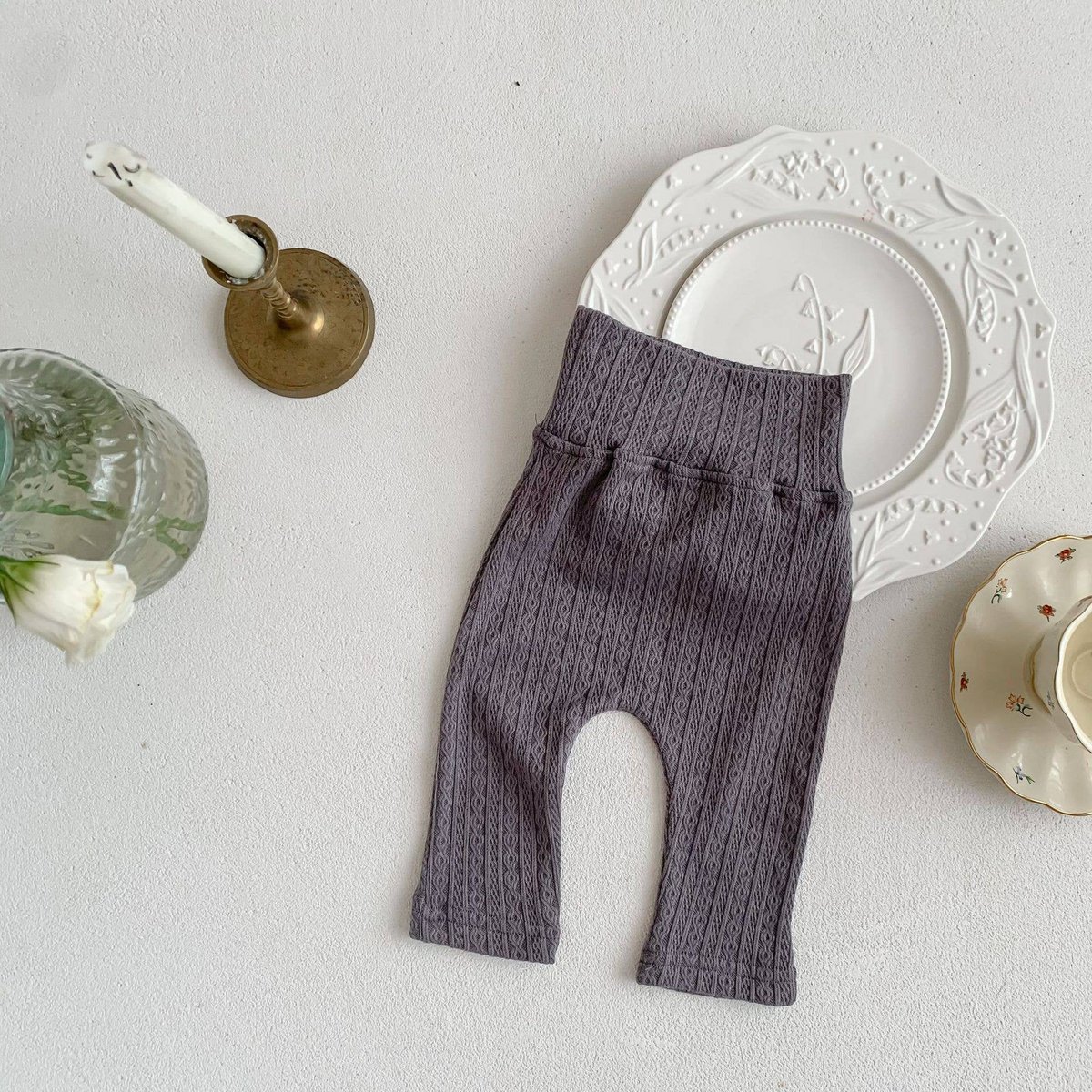 Annie & Charles® Leggings mit Stickmuster