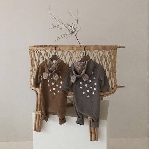 Annie & Charles® Baby Bambi Jumpsuit color: braun,size: 3-6M