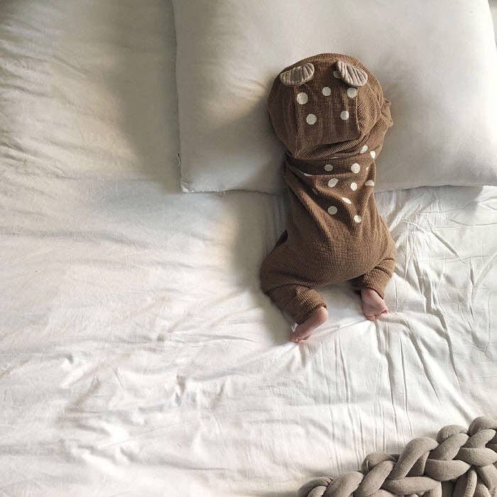 Annie & Charles® Baby Bambi Jumpsuit color: braun,size: 3-6M