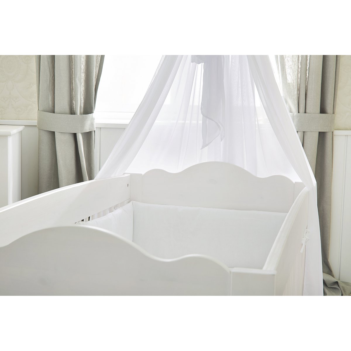 Starterset 'Pino' breit 2-teilig: Kinderbett, breite Wickelkommode