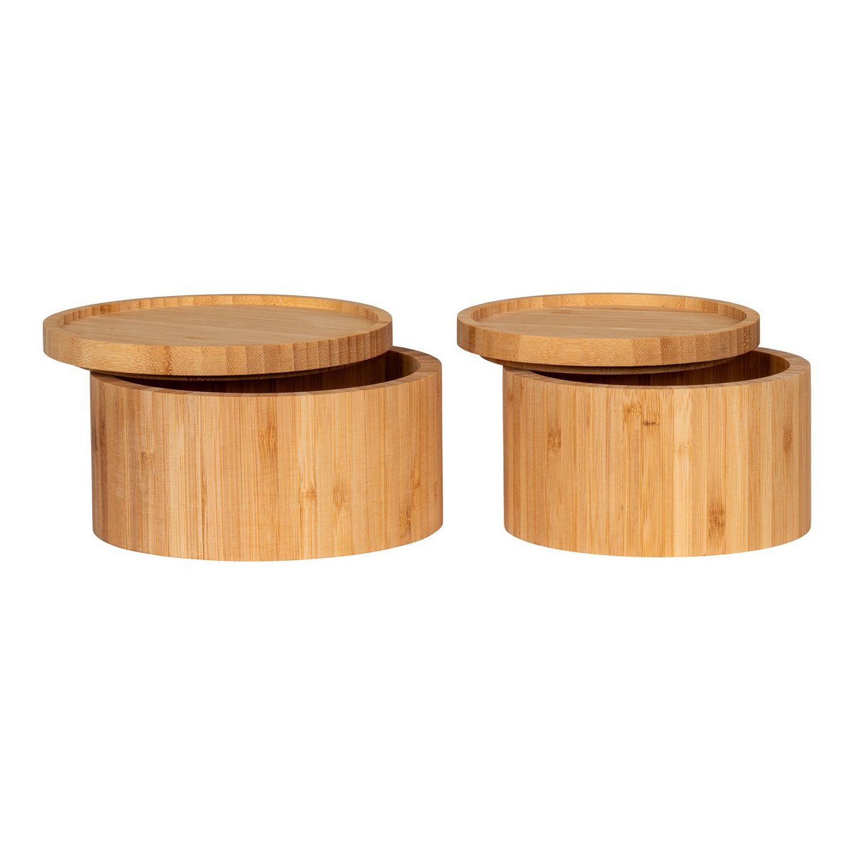Chefalu Aufbewahrungsbox – Aufbewahrungsbox, Bambus, natur, 2er-Set
