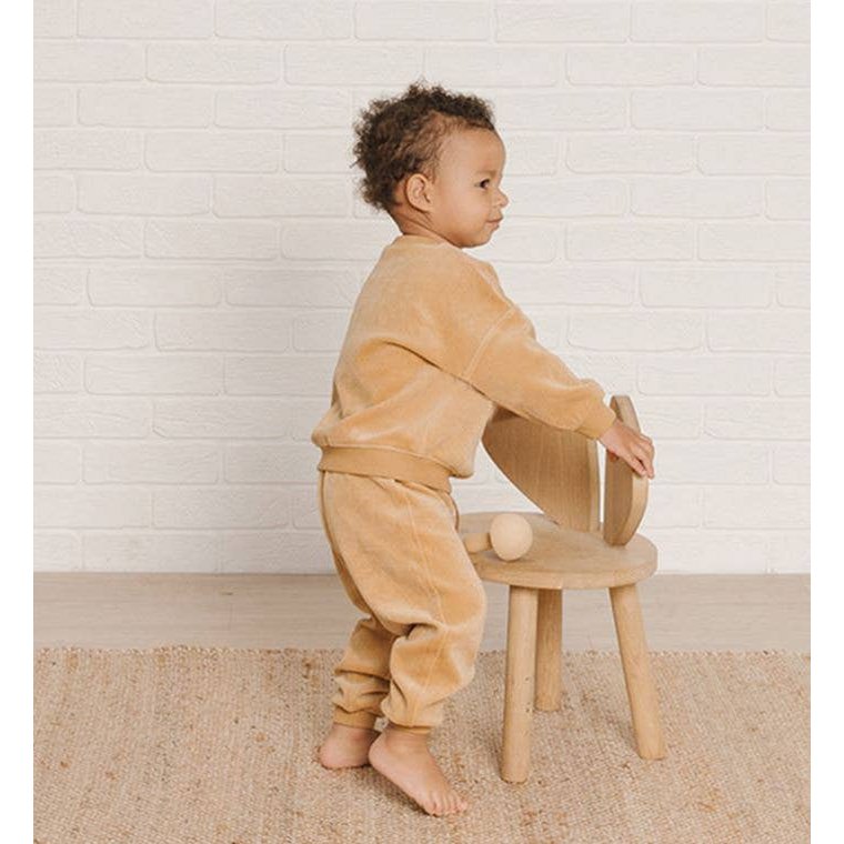 Annie & Charles® Jogginganzug aus Baumwolle color: hellbraun,size: 18-24M