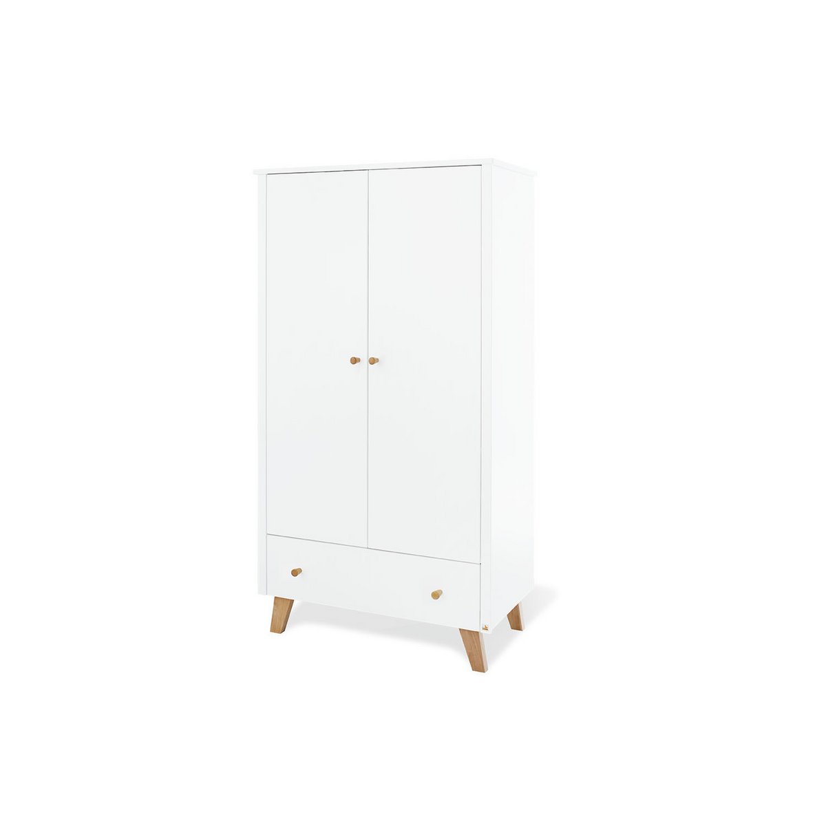 Nursery 'Hilda & Pan' wide, white
3 parts: house bed, wide changing unit, 2-door wardrobe