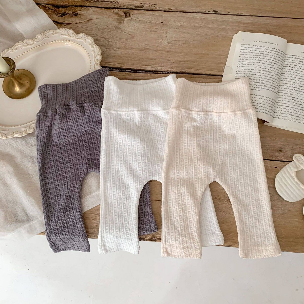 Annie & Charles® Leggings mit Stickmuster