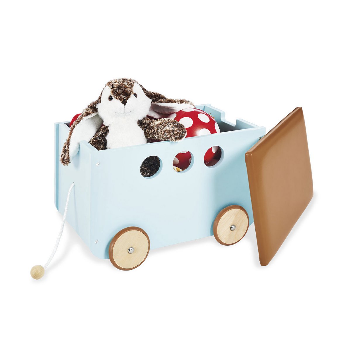  Spielzeugkiste auf Rädern 'Jim', mit