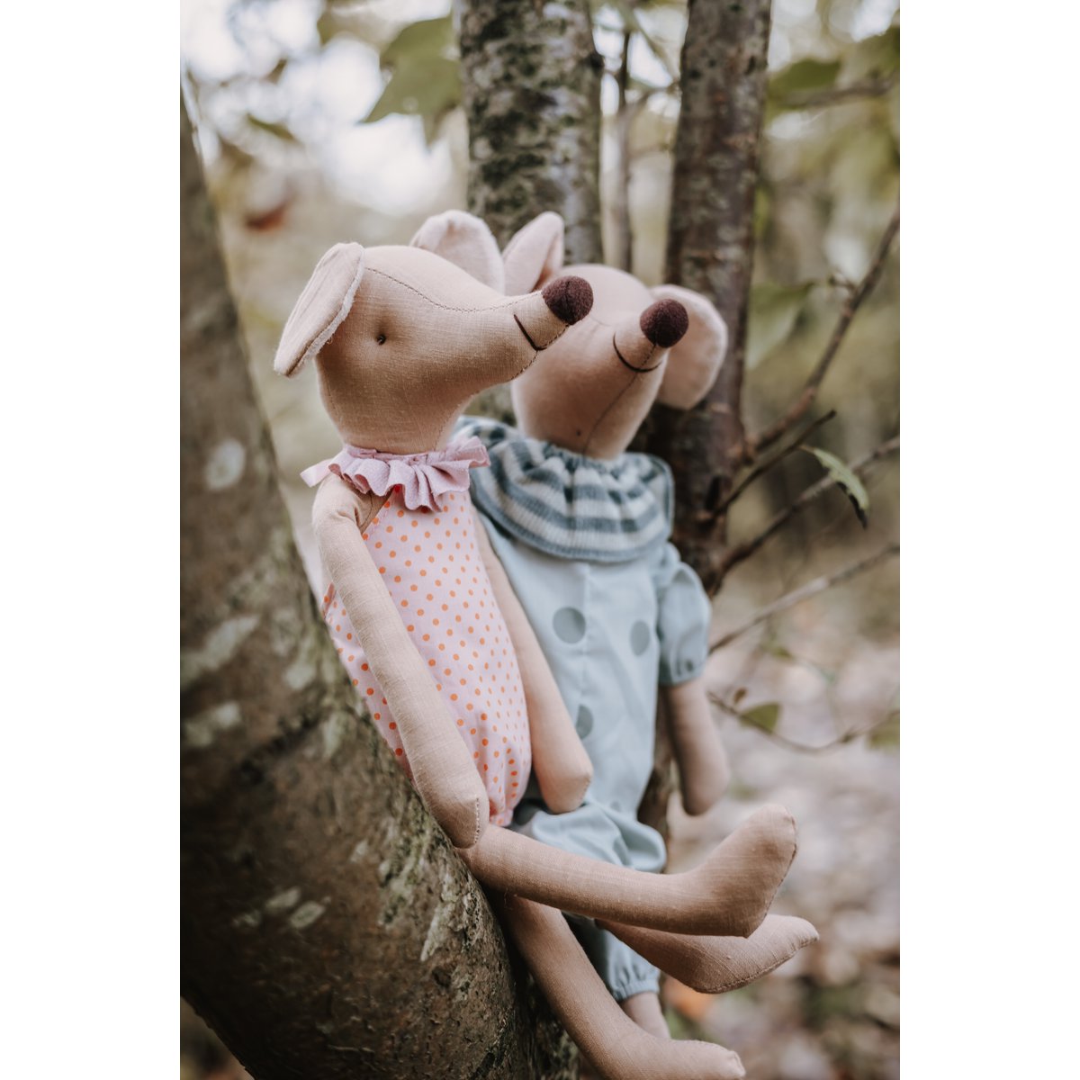 Annie & Charles® Maus color: rosa,size: 35cm