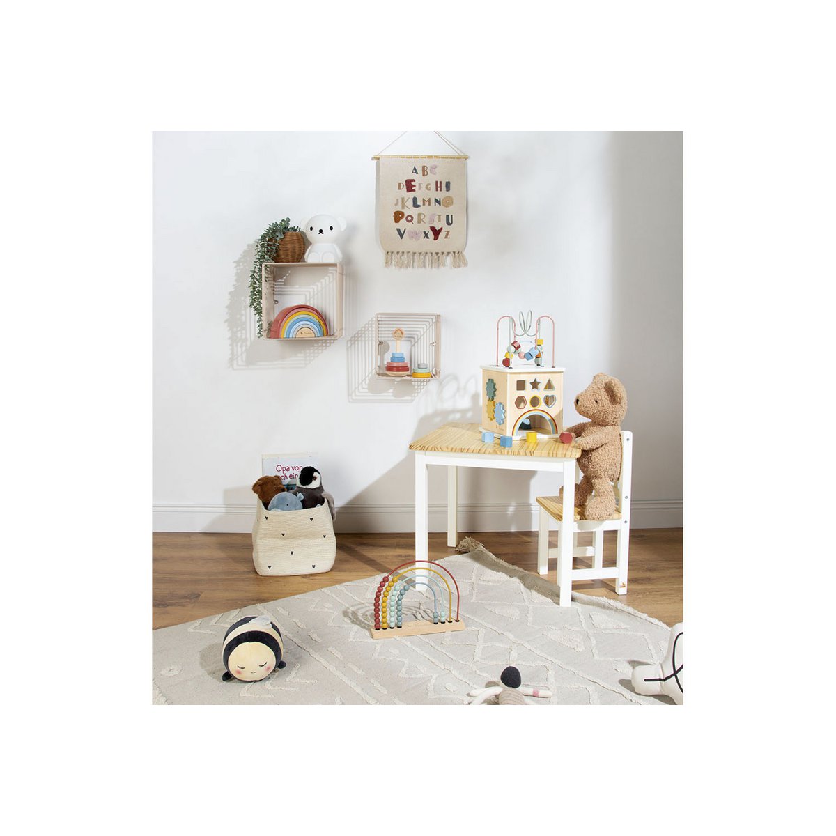 Regenbogen aus Holz "Ruby"