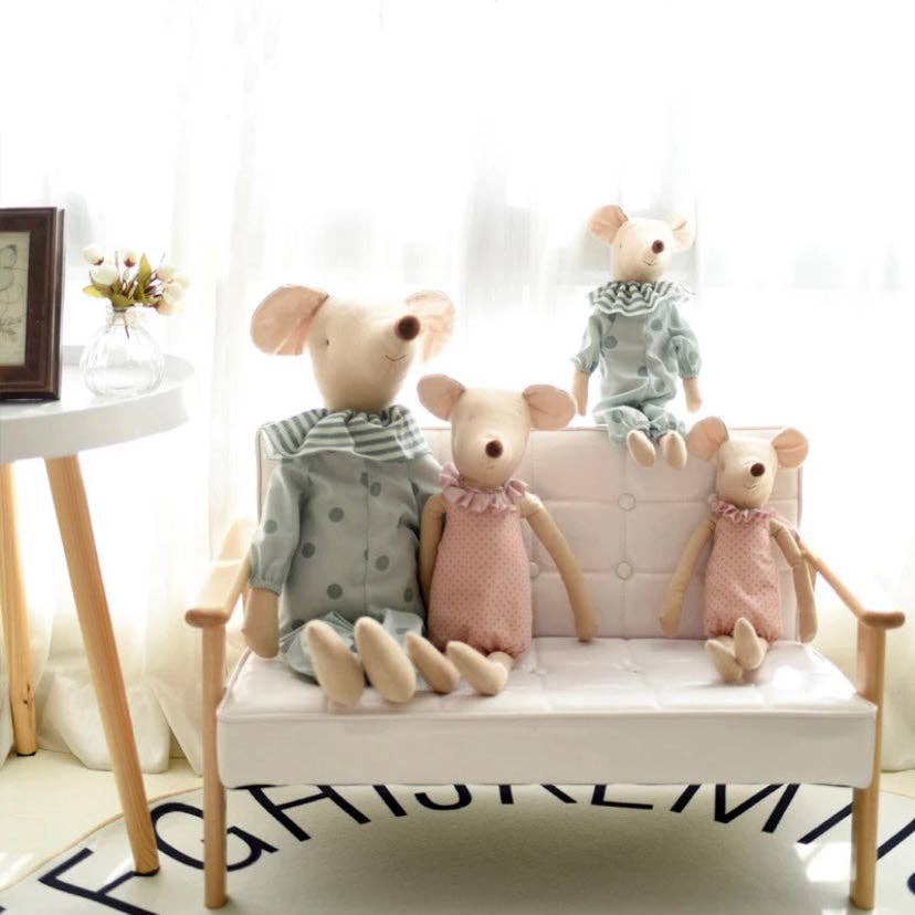 Annie & Charles® Maus color: rosa,size: 35cm