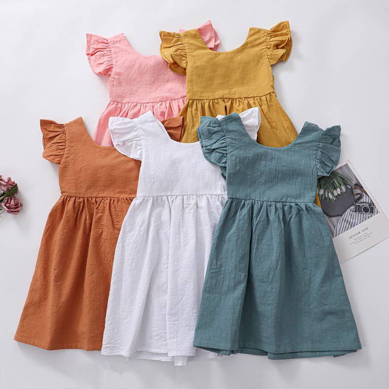 Annie & Charles® Kleid aus Bio-Baumwolle color: weiss,size: 3-4Y