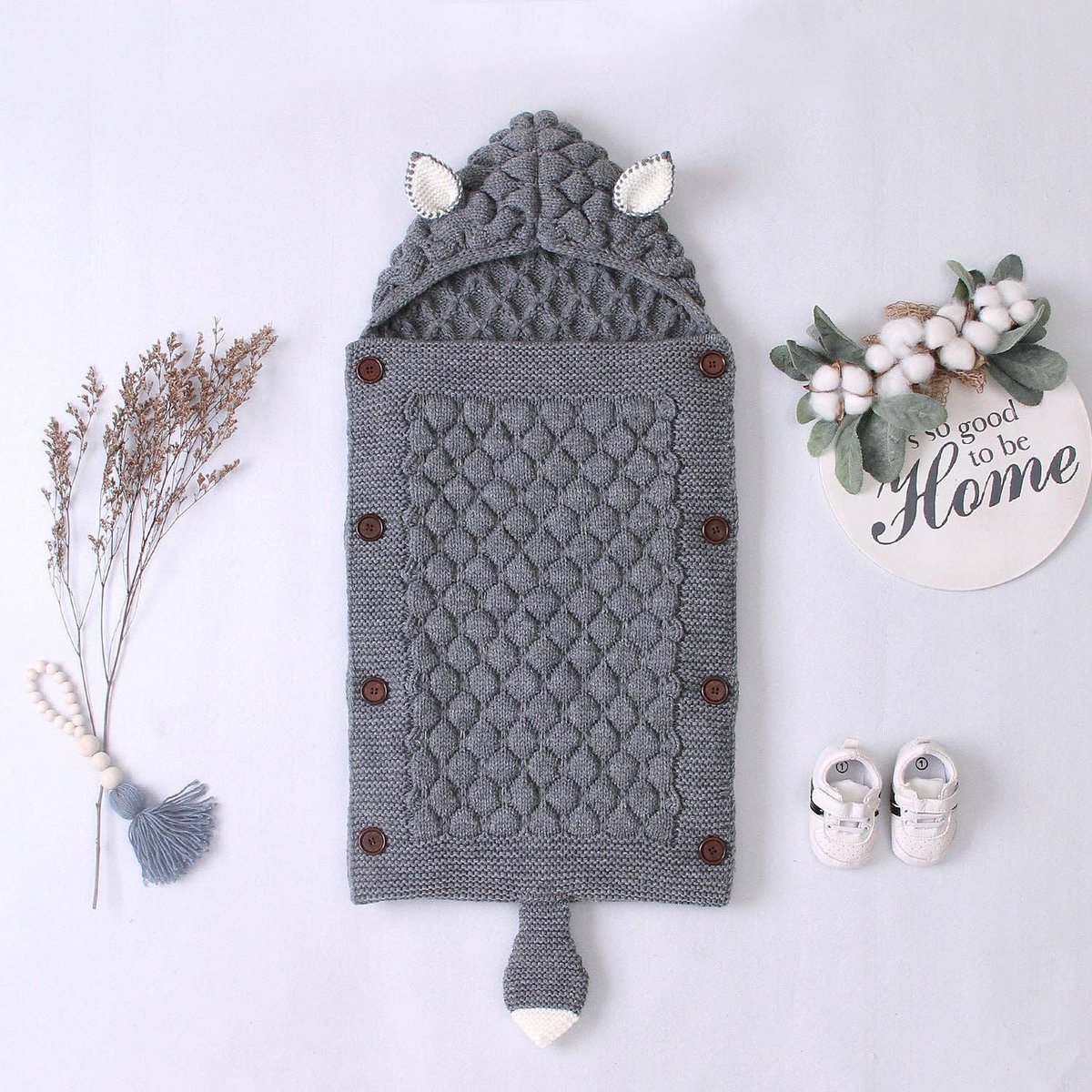 Annie & Charles® gestrickter Schlafsack color: mint,lining: ohne Fleece