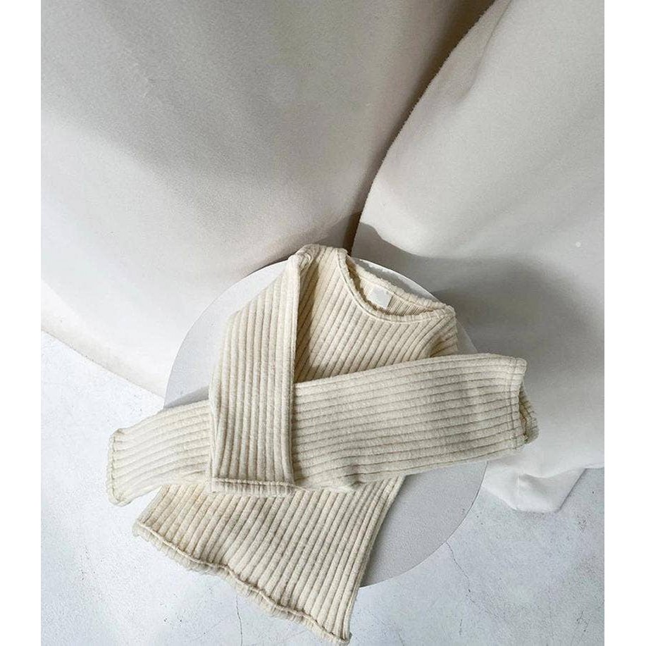 Annie & Charles® Bio Baumwolle Set color: creme,size: 6-12M