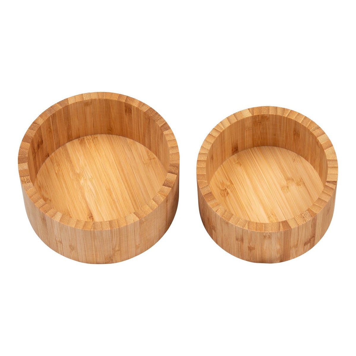 Chefalu Aufbewahrungsbox – Aufbewahrungsbox, Bambus, natur, 2er-Set