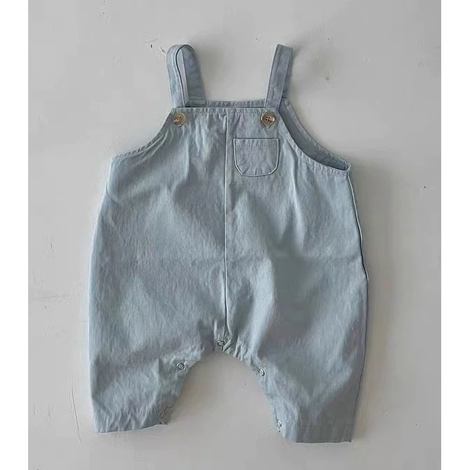 Annie & Charles® Bio Baumwoll Latzhose color: creme,size: 6-12M