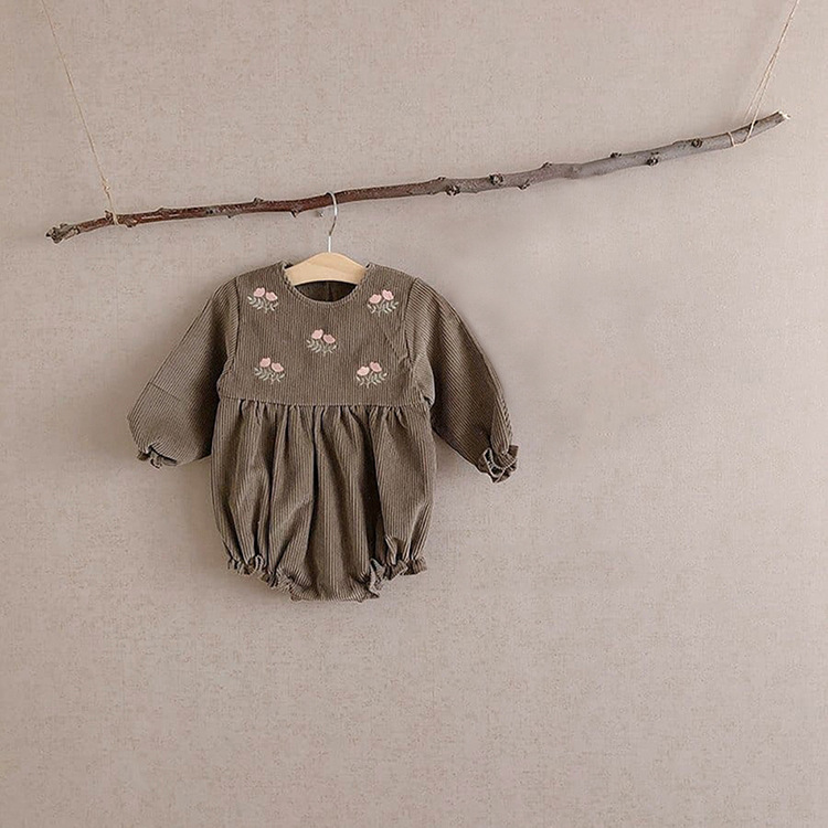 Annie & Charles® Kord Bloomer mit Stickerei color: beige,size: 18-24M,stil: Bloomer