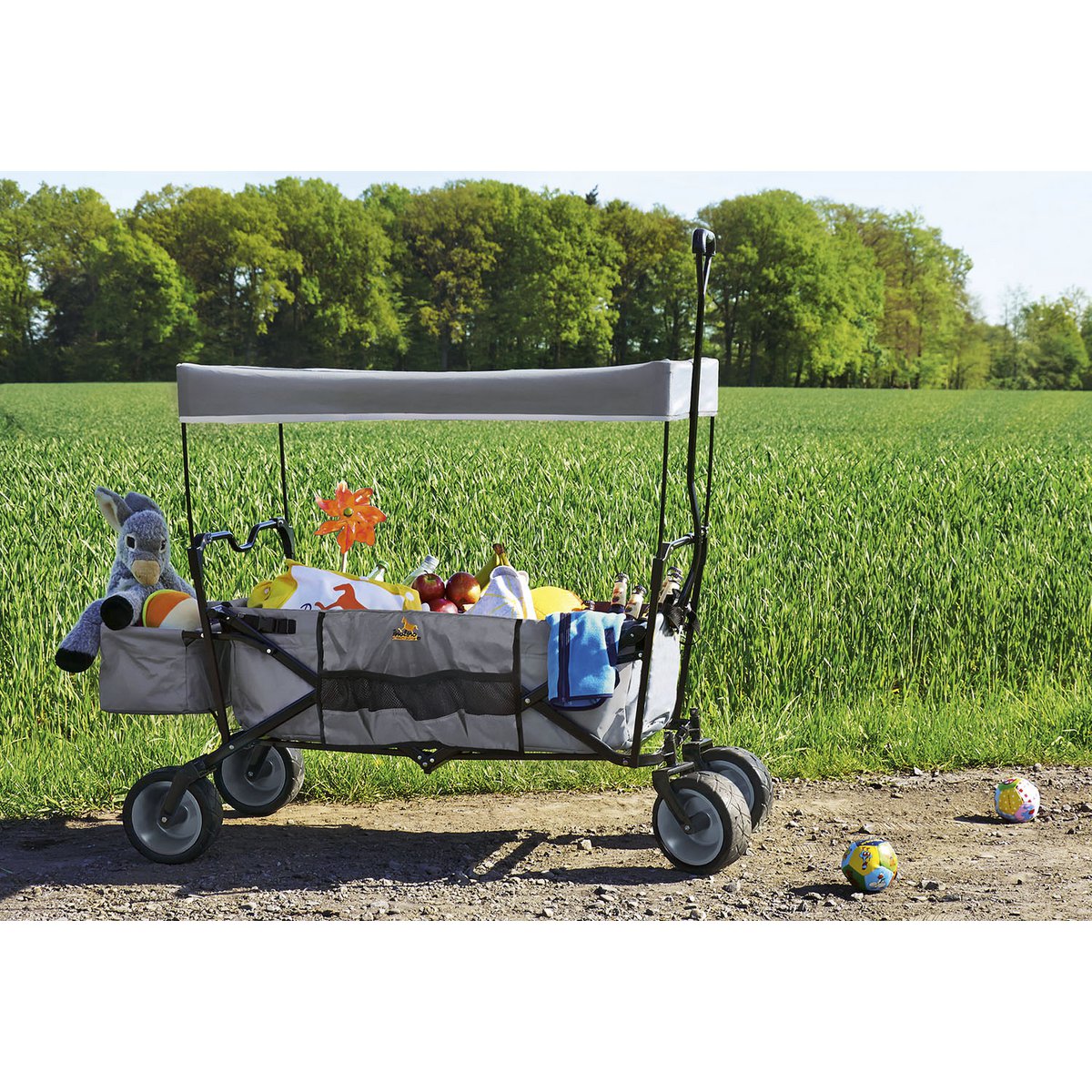  Faltbarer Bollerwagen 'Paxi', grau