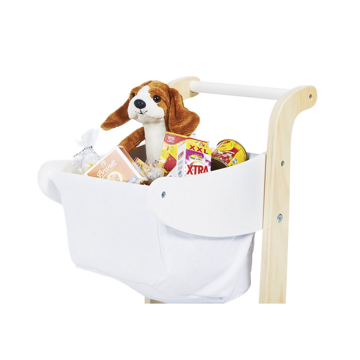 Shopping cart 'Erna', white