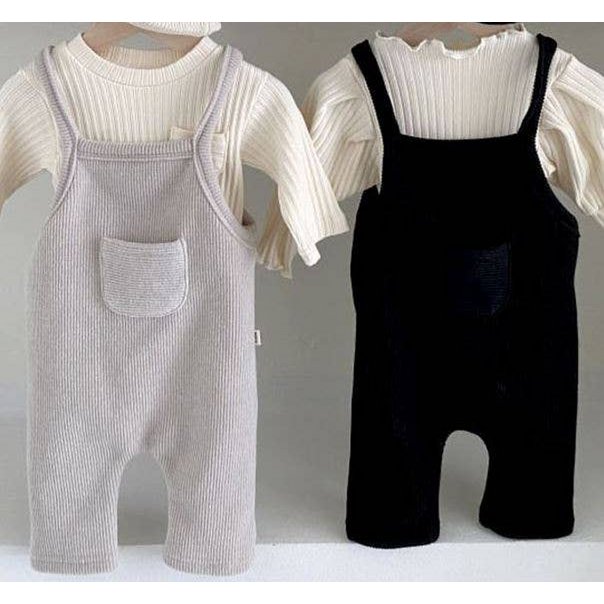 Annie & Charles® Latzhose color: grau,size: 3-6M